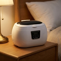 Nettoyeur à ultrasons électrique domestique GT SONIC pour bijoux et prothèses dentaires, mini-kit avec minuteur numérique