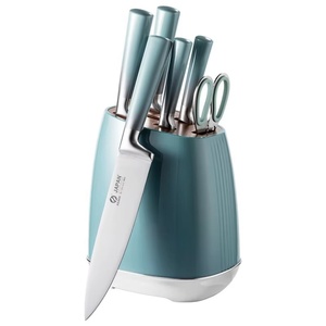 Cuchillos de Cocina Japoneses de Alta Calidad, Juego de Cuchillos de Cocina de Acero Inoxidable con Bloque - Product Image 1