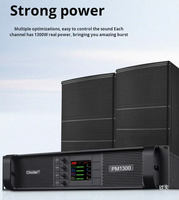 Amplificateur de puissance 2 canaux (800W/1450W/1600W) - Équipement PA professionnel haute puissance pour spectacles/réunions/scènes