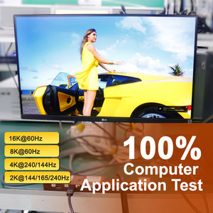 Conector DP Metálico IP50 Push-Pull com Revestimento de PVC Trançado para Cabos de Áudio/Vídeo 1080p, Uso em DVD Player, HDTV, Computador e Carro - ROMTRONIC - Product Image 4