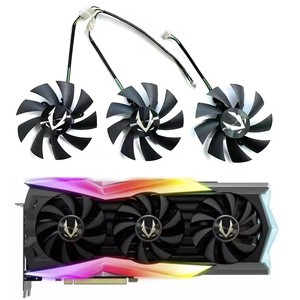 4PIN 87มม. GA92S2U RTX2080กราฟิกการ์ดพัดลมระบายความร้อนสำหรับ ZOTAC GAMING <span class=keywords><strong>GeForce</strong></span> <span class=keywords><strong>RTX</strong></span> 2080 <span class=keywords><strong>2070</strong></span> 2080 <span class=keywords><strong>Ti</strong></span> AMP Extrem GPU - Product Image 1