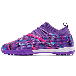 รองเท้าฟุตบอลแบบใหม่ไร้รอยต่อ ถักทออย่างดี สำหรับสนามหญ้า ป้องกันการลื่น สำหรับเยาวชน มีจำหน่ายขายส่งในสต็อก - Product Image 4