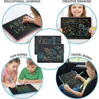 Tablette d'écriture LCD 16 pouces pour le soin des yeux, bloc-notes réutilisable, étanche, jouet éducatif pour enfants
