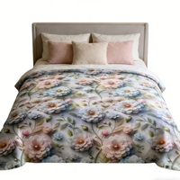 Rouleau de tissu textile de maison en microfibre 100 % polyester tissé tricoté, imprimé numérique 5D, gaufré, teint, anti-odeur, pour draps de lit