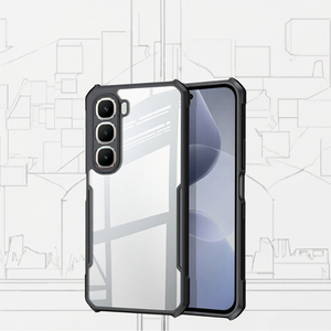เคสใสกันกระแทก <span class=keywords><strong>Xundd</strong></span> สำหรับ Infinix Note 50 Pro Tecno Camon 40 Pro ป้องกันรอยขีดข่วน กันฝุ่น TPU+PC - Product Image 2