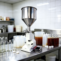 Machine de remplissage pneumatique de bureau à volume réglable pour miel, sirop, ketchup, lotion, huile essentielle – Petite machine de mise en bouteille