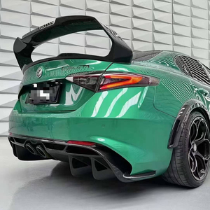 Aileron arrière de coffre en fibre de carbone style Romeo Giulia GTAM pour Alfa Romeo 2017-2023 - Product Image 4