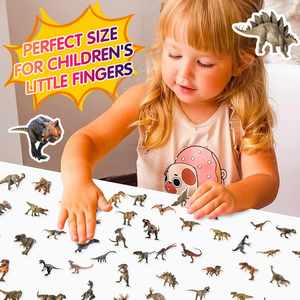 Waterproof Vinyl Dino Water Bottle <b>Scrapbook</b> Laptop Skateboard Computer 50pcs Jurassic Dinosaur Stickers - Product Image 5