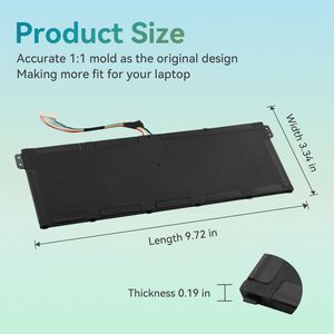 แบตเตอรี่แล็ปท็อป AP19B8M ใหม่11.61V 55.97Wh 4821mAh สำหรับ ACER Swift 3 <span class=keywords><strong>SF314</strong></span> TravelMate P4 TMP414ชุด TMP414-<span class=keywords><strong>51</strong></span>โน้ตบุ๊ค6CELL - Product Image 6