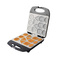 Machine à gaufres et cupcakes électrique, dernier modèle, pour usage domestique, avec fonction pour biscuits, gâteaux, gaufres aux noix et gaufres aux noix en forme de coupelle