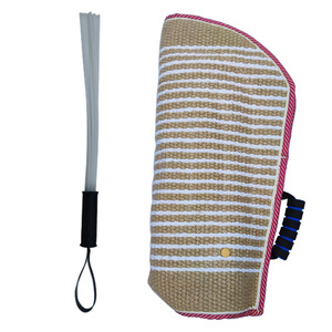 Ensemble d'équipements professionnels d'entraînement aux morsures de chien, manchon de morsure pour chien avec fouet, bâton d'agitation pour l'entraînement des animaux de compagnie, protection contre les morsures - Product Image 6