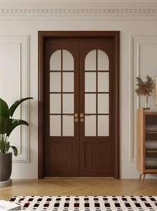 Fabricant Grossiste Porte Double en Bois d'Intérieur Meubles Ensemble Complet Personnalisable pour Salon Conçu pour une Utilisation Intérieure - Product Image 6