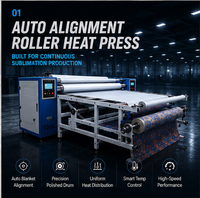 Calandra Sublimation Textil Industrial Para Transferencia De Calor, Maquina De Sublimation 1.8m Con Rodillo De Aceite