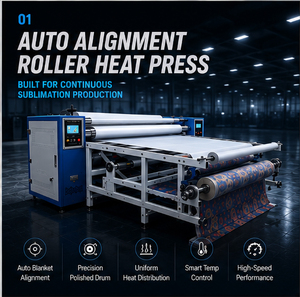 <strong>Calandra</strong> Sublimation Textil Industrial Para Transferencia De Calor, Maquina De Sublimation 1.8m Con Rodillo De Aceite - Product Image 2
