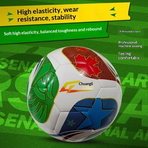 Nhà Máy Trực Tiếp Mô Hình Mới 21 Bóng Đá Bóng Kích Thước 5 Đào Tạo Cạnh Tranh Máy Khâu Thể Thao Ngoài Trời - Product Image 3