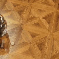 Suelo Laminado Impermeable de 12 mm, Parquet de Alto Brillo con Ranura en U, Fácil de Instalar