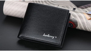 Portafoglio da Uomo in PU Stile Coreano, Portafoglio con Cinturino da Polso per Contanti e Carte - Product Image 6