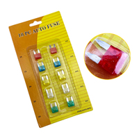 Kit d'assortiment de 10 mini-fusibles à lame pour voiture, protection de circuit, ensemble de sécurité avec étui rigide pour réparation électrique de voitures, camions, VUS et véhicules
