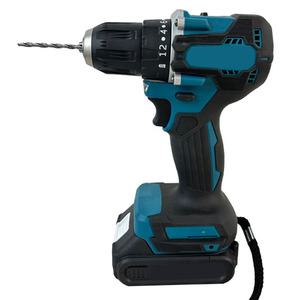 Taladro eléctrico de 20V con motor sin escobillas, taladro inalámbrico a batería con dos baterías y cargador, herramienta para el hogar - Product Image 2