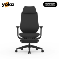 Chaise de bureau ergonomique inclinable de qualité supérieure, soutien lombaire réglable, appui-tête, accoudoirs, verrouillage d'inclinaison pivotant, multicolore, coussin doux