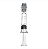 Seringues préremplies à haute barrière biocompatible personnalisées avec piston en élastomère pour les biologiques injectables et les vaccins à l'ARNm