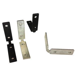 Support d'angle en acier Xunkai Wujin, épaisseur 3 mm, revêtement poudré, quincaillerie sans poignée pour portes et fenêtres - Product Image 5
