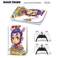 Autocollants de protection en PVC 3M durables sans bulles Housse PS5 pour manette Sony PS5 et poignée de manette PS5