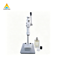 Outil de sertissage de bureau à structure simple pour le verrouillage des capuchons de vaporisateurs de parfum, machine de capsulage miniature pour parfums, commandes de petite taille