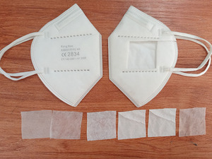 หน้ากากผ้าใยสังเคราะห์แบบใช้แล้วทิ้งกรอง6ชั้นสำหรับเกสรควันฝุ่นในการทำเหมืองซีเมนต์ไม้ - Product Image 6