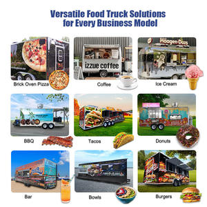 รถขายอาหารเคลื่อนที่มาตรฐานใหม่ รถขายกาแฟ ไอศกรีม รถพ่วงขายอาหาร ครัวครบชุด พกพาสะดวก ใช้ไฟฟ้า ขาย - Product Image 3