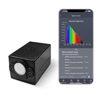 Espectrómetro Portátil 340-1020nm, Medidor de Iluminación de Espectro Portátil para Medición de Luz LED