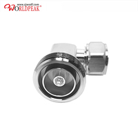 Adaptateur coaxial DIN JK/KK/KJ, connecteur mâle DIN 716 vers mini-DIN femelle 4.3-10, câble à angle droit 50 ohms