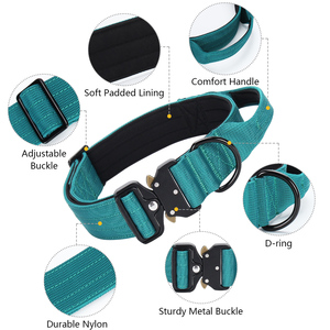 Wholesale Pet <strong>Dog</strong> <strong>Collar</strong> With Handle Soft Padded German Shepherd <strong>Collar</strong> for Medium and Large <strong>Dogs</strong> Heavy Duty <strong>Tactical</strong> <strong>Dog</strong> <strong>Collar</strong> - Product Image 5