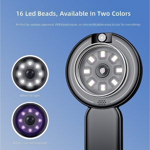 Loupe numérique K01 HD à double lentille en acrylique, 16 LED, <span class=keywords><strong>pour</strong></span> l'entretien industriel, la lecture et l'inspection d'écrans - Product Image 5