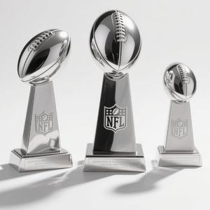 Customizável 10 polegadas 13 polegadas 22 polegadas NFL Superbowl Vince <span class=keywords><strong>Lombardi</strong></span> Campeonato Metal Casting para o Dia Nacional do Metal Crafts - Product Image 3