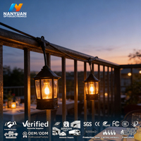 Guirlandes lumineuses LED étanches IP44, ampoules en PC incassables, lumières d'ambiance extérieures personnalisables