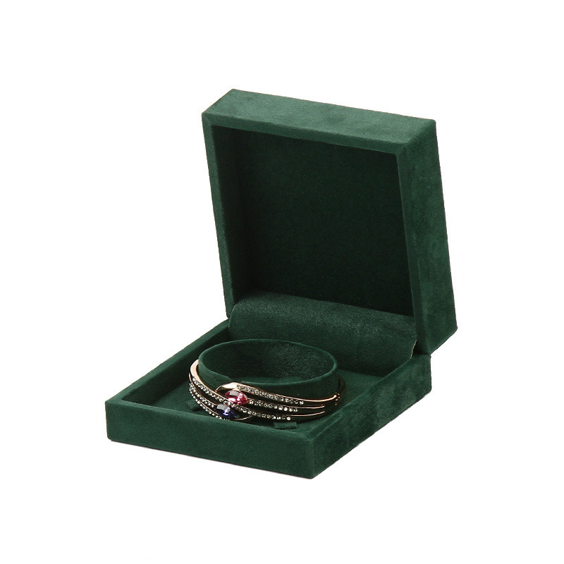 Caja de pulsera verde ejército