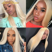 Perruque Lace Front Wig naturelle Body Wave — queen beauty, perruque longue Blonde 613, cheveux russe, 13x6, perruque Lace Front Wig avec Baby Hair