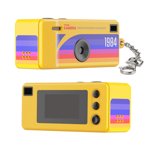 Mini caméra numérique mignonne en forme de porte-clés 1080P, petit gadget enregistreur photo et vidéo avec écran de 0,96 pouce et filtre photo - Product Image 6
