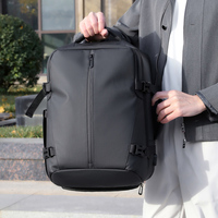 Tas Ransel Bisnis Anti Air dengan Logo Custom, USB Charging, Kapasitas Besar, dan Dapat Diperluas untuk Laptop