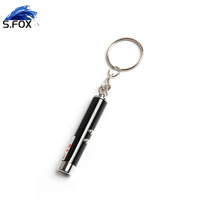 Mini lampe de poche LED multifonctionnelle 3 en 1 Pointeur laser infrarouge Détecteurs d'argent