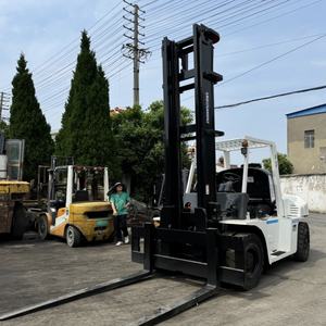 Chariot élévateur diesel d'occasion TCM 7 tonnes FD70 FD50 en bon état, équipement lourd pour l'exploitation minière et le terrassement avec mât à deux/trois étages - Product Image 6