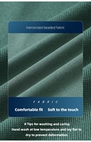 Chemise de Travail Homme de Marque de Luxe, Bleu Marine, Manches Courtes, Coton Respirant, Motif Brodé, Options Grandes Tailles