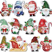 Noël magnétique dessin animé père noël bonhomme de neige magnétique réfrigérateur aimant Pvc doux décoration magnétique voiture aimant
