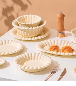 Nueva Promoción, Vajilla de Cerámica Estilo Vintage para Bebés, Vajilla Segura para Hoteles y Restaurantes, Plato para Pastel, Vajilla de Cerámica - Product Image 1
