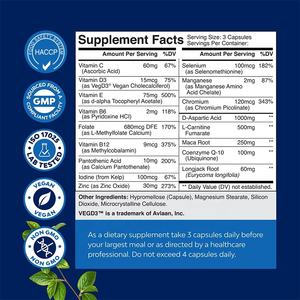 Kruiden Natuurlijke Maca Mannelijke Vitaliteit <span class=keywords><strong>Coq10</strong></span> Mannen Capsules Vruchtbaarheid Supplementen Voor Tweelingen - Product Image 2