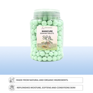 Tablettes de soin des mains KAMI faites à la main, luxe, lait et miel, 1000g, pour une utilisation à domicile comme en spa - Product Image 3