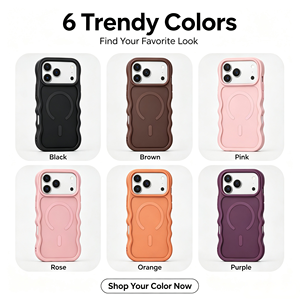 Funda Magnética de Lujo para Teléfono, Color Cerezo Oscuro, Personalizable, de Alta Calidad, con Sensación de Piel, Compatible con Carga Inalámbrica para iPhone 18 17 Pro Max - Product Image 5