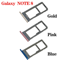 Single Dual Sim Karten fach Slot Frame Holder Ersatz für Samsung Galaxy HINWEIS 8 Schneller Versand Großhandel