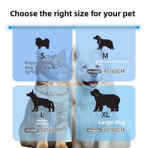 Couches jetables pour chiens et chats, épaissies, super absorbantes, emballage transparent, produits d'entraînement pour animaux de compagnie, tapis de propreté pour chiots - Product Image 3